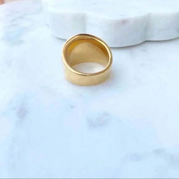 MOTHER of Shell Stripped Ring - Picture 5 of 5